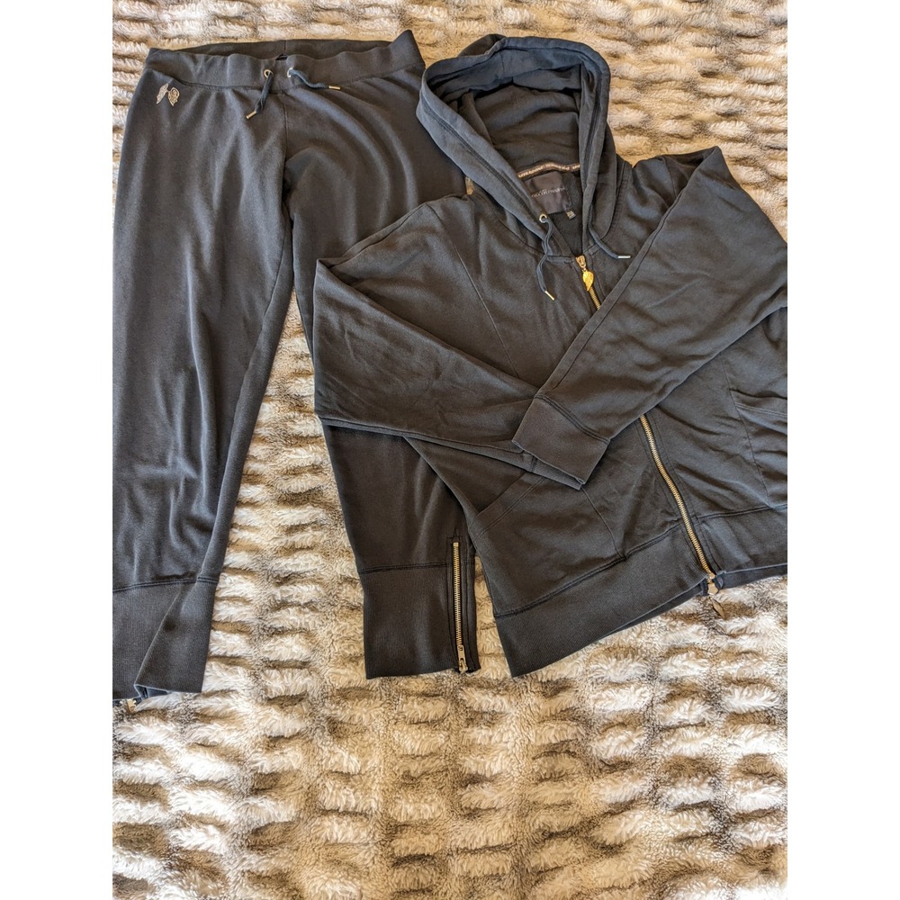 Victoria's Secret Supermodel Essentials Tracksuit Set Black Medium